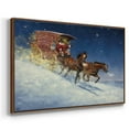 thumbnail image 3 of Nick of Time - Framed Gallery Wrapped Holiday Canvas - 27 x 41 - Rosewood Frame, 3 of 8