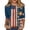 Dark Blue #353, variant on U.s. 250th Anniversary Shirts for Women Vintage Red White and Blue 3/4 Sleeve Tees Independence National Flag Print Fourth Of July Tops Usa Star Stripes Basic Crew Neck Blouses Light Blue S