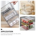 thumbnail image 3 of Houderco Organizador De Escritorio Transparente Con Cajones Para Maquillaje Y Cosméticos, 3 of 8