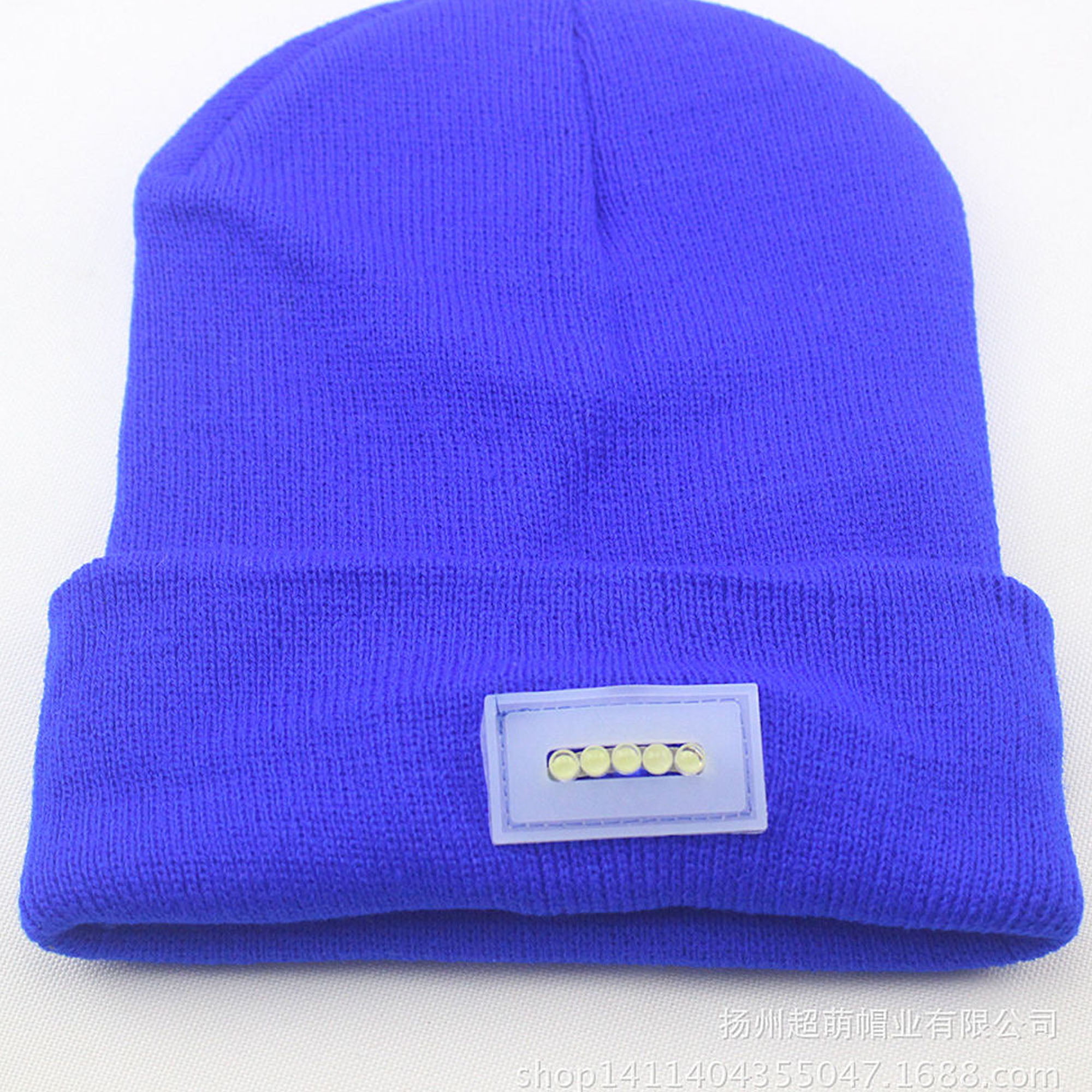 LED Beanie Hat With USB Rechargeable Battery Unisex High Powered Head Lamp Ku