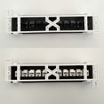 thumbnail image 4 of Patch Panel CAT6 10 Port 10G Support 1U Network Patch Panel UTP 19 Inch Wall Mount or Rack Mount Punch Down Block for CAT6 White, 4 of 5