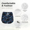 thumbnail image 4 of Balery Blue Sports Car Pantalones cortos deportivos para mujer con forro y dos bolsillos, elásticos, para entrenamiento, gimnasio, yoga-Small, 4 of 7