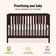thumbnail image 5 of Dream On Me Synergy MOD 5-in-1 Convertible Crib in Espresso with Free Crib Mattress, 5 of 8