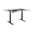 thumbnail image 3 of Monoprice Height Adjustable Sit-Stand Riser Table Desk Frame - Black With Electric Dual Motor, Compatible With Desktops From 43in-87in Wide, 3 of 6