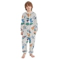 thumbnail image 2 of Shark Skateboard Pattern One Piece Pajamas Soft Jumpsuit Cozy Sleep and Play Romper Zipper and Pockets 7T-8T, 2 of 8