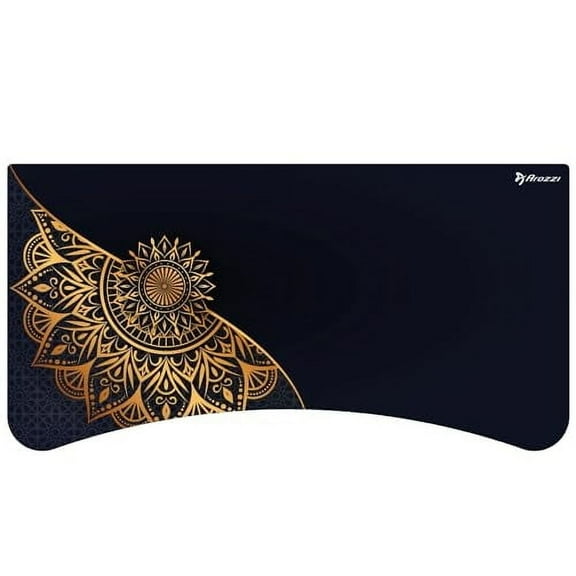 Arozzi Arena Gaming Desk Mat, Full Surface Custom Desk Pad, Interchangeable, Water Resistant & Washable Computer Desk Mouse Pad with Stitched Edges (D030)
