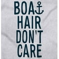 thumbnail image 2 of Boat Hair Don't Care Ocean Vibes Cute Women's Long Sleeve T Shirt Brisco Brands 2X, 2 of 6