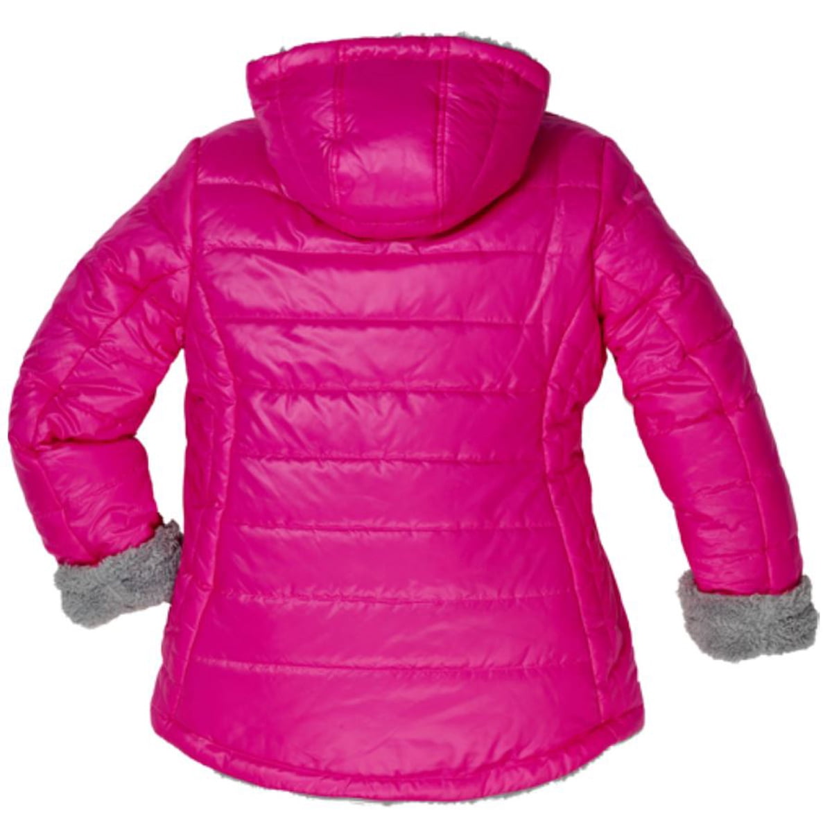 Gerry Girl's Hooded Reversible-to-Berber Down Winter Coat Jacket