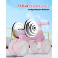 thumbnail image 5 of Baby Balance Bike for 1-2 Year Old Boys Girls, 4 Wheels Balance Bike with Lights & Sounds, Best Birthday Gift for Toddler, Toys for Baby Walker(Pink), 5 of 8