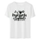 thumbnail image 3 of Camisetas de Manga Corta para Mujeres de Longitud Regular de Poliéster Sólido, Camiseta de Fiesta de Mayo Y Blusa Del Festival para la Primavera Y el Verano, 3 of 3