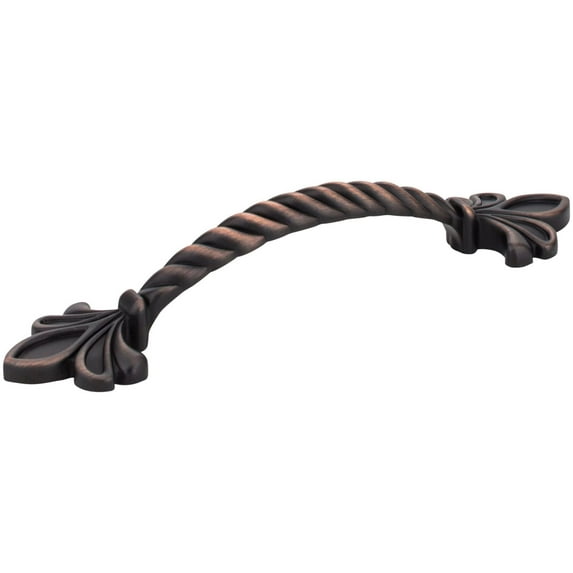 Jeffrey Alexander 925-96 Evangeline 3-3/4" Center To Center Handle Cabinet Pull - Bronze