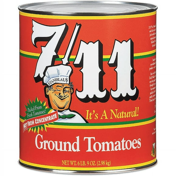 Stanislaus 7/11 Unpeeled Ground Tomatoes In Heavy Puree Bulk Large 2.84L/6Lbs