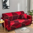 thumbnail image 3 of Housse de Sofa Géométrique 1/2/3/4 Places Extensible en Spandex en Forme de L Housses de Sofa Méridienne Housse de Canapé d'Angle Protège-Meubles, 3 of 6