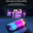 thumbnail image 3 of Riwcyla Portable BT Karaoke Speaker with Dynamic Bass 6,Mode LED Lights Color Changing Support Voice Control Surround Stereo Sound Playing Included Microphone for Entertainment Party Camping, 3 of 6