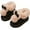 Black, variant on Eltusu Girls Winter Slippers, Comfy Thermal No Slip Soft House Shoes Pink Size 12(Little Kids)