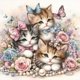 thumbnail image 1 of 5D DIY Taladro Tres Gatos Kit Del Arte 35x35cm, 1 of 9
