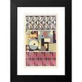 thumbnail image 2 of Mizuki Heitaro 13x18 Black Modern Framed Museum Art Print Titled - Abstract Pattern Portfolio Pl.10 (1930), 2 of 5