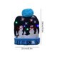 thumbnail image 3 of Sombrero de Navidad de punto Patrón de dibujos animados Sombrero cálido Sombrero creativo unisex colorido suave, 3 of 5