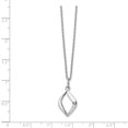 thumbnail image 3 of SS White Ice Diamond Necklace 18 Inch, 3 of 3