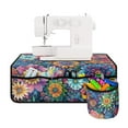 thumbnail image 2 of ZIATUBLE Boho Mandala Flower Sewing Machine Mats Anti Bounce Sewing Machine Pad for Table with Pockets Lightweight Sewing Machine Pad for Table with Detachable Pouch Home, 2 of 5