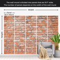 thumbnail image 3 of Surface Background Wallpaper Wall Mural - Red Brick Loft Wall, 3 of 5