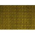 thumbnail image 1 of Ahgly Company Machine Washable Indoor Rectangle Abstract Yellow Modern Area Rugs, 2' x 5', 1 of 4