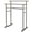 Satin, variant on Kingston Brass Edenscape SCC8248 Pedestal Steel Construction Towel Rack, Brushed Nickel