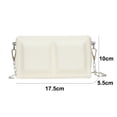 thumbnail image 2 of Bolso bandolera de un solo hombro de verano nuevo estilo chocolate bolso cuadrado pequeño para mujer blanco, 2 of 5