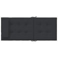 thumbnail image 4 of vidaXL Highback Chair Cushions 4 pcs Black Oxford Fabric, 4 of 5