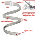 thumbnail image 4 of Falari Automatic Ratchet Belt for Women Kids Boys and Girls Genuine Leather Belt - Trim to Fit, 4 of 7