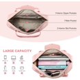 thumbnail image 3 of CNV Tote Bag for Women Nylon Top-Handle Purse,Shoulder Hobo handBag with Zipper Leisure Foldable Weekend, 3 of 14