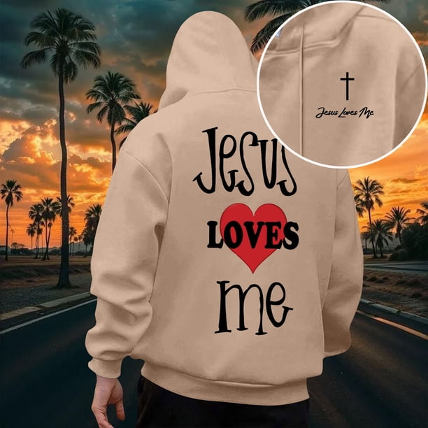 MHFRRA Sudadera con Capucha y Sudaderas para Hombre, Informal, Holgada, con Estampado, para Uso Diario, Ropa de Calle Cómoda, Otoño E Invierno Caqui