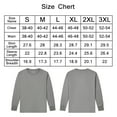 thumbnail image 3 of Coevals Club Men's T-Shirt Long Sleeve Crew Neck Casual Classic Tee 2 Pack Medium 8#, 3 of 7