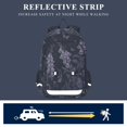 thumbnail image 5 of FORMRS Unisex School Backpack 17" Student Travel Bag with Laptop Compartment, Light Purple Flowers, 5 of 7