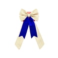 thumbnail image 2 of AUNVITO Multipurpose Decorative Bow Ornament, Smooth Fabric Bow Accessory, Reusable Pendant for Christmas Tree Wreath Gift Wrap Wedding Holiday Party Scene Decoration, 2 of 6