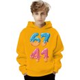 thumbnail image 4 of NordicNest Boys Pullover Hoodie Soft Casual Sweatshirt For Kids Youth Athletic Jacket With Pocket Boys 12-14 Clothes, 4 of 4