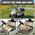 thumbnail image 4 of Yuyamidu Dragonfly Golf Cart Seat Covers, Boho Flowers Club Car Seat Towel Blanket with 4 Front Pockets Soft Golf Cart Cushion Covers Golf Cart Accessories, 4 of 7