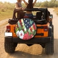 thumbnail image 3 of KAKALAD American Garden Summer 02 Spare Tire Cover Universal Vehicle Accessories Buckle Car Tools 16”in, 3 of 6