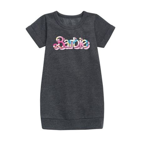

Barbie - Pattern Colorful - Toddler And Youth Girls Fleece Dress