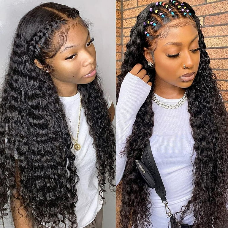 Deep curly wig deals