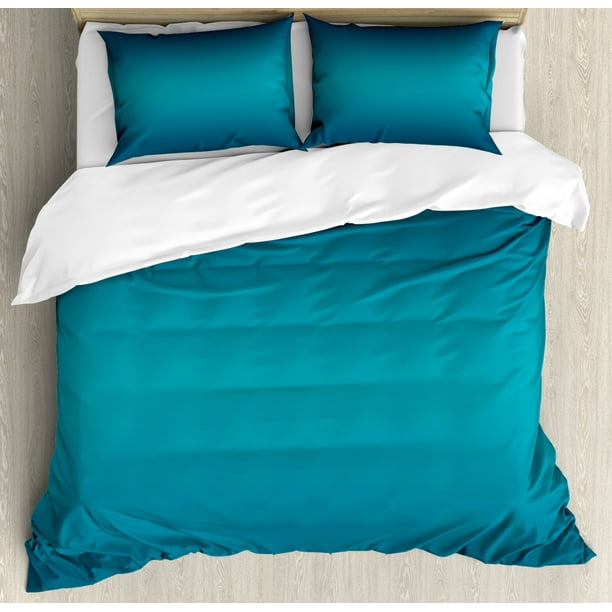Ombre King Size Duvet Cover Set Deep Blue Tropical Ocean Exotic Lands Inspired Design Modern Digital Print Decorative 3 Piece Bedding With 2 Pillow Shams Petrol By Ambesonne Com Ombre King Size Duvet Cover Set Deep, Blue King Size Bedding