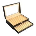 thumbnail image 1 of Organizador de joyería de cajas de lápiz Pen Caqueta de recolección de colección portátil multifuncional Caso de recolección de pluma para la cuadrículas beige negro, 1 of 10