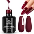 thumbnail image 1 of Esmalte de uñas en gel Beetles Oxblood Red, 15 ml, lámpara UV Soak Off, 1 of 8