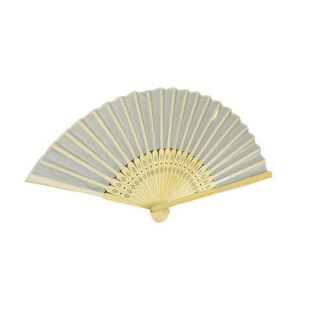 

huanledash Handheld Fan Fine Workmanship Engraved Delicate Long-lasting Easy to Grip DIY Bamboo Folding Wedding Folding Hand Fan Gift