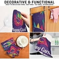 thumbnail image 7 of SKYSONIC Mardi Gras Kitchen Towel Set of 4, Super Soft Absorbent Hand Towel Tea Towel Tableware Cleaning Rag for Kitchen, Home, Hotel, Beach, Bathroom, Gym, 7 of 7