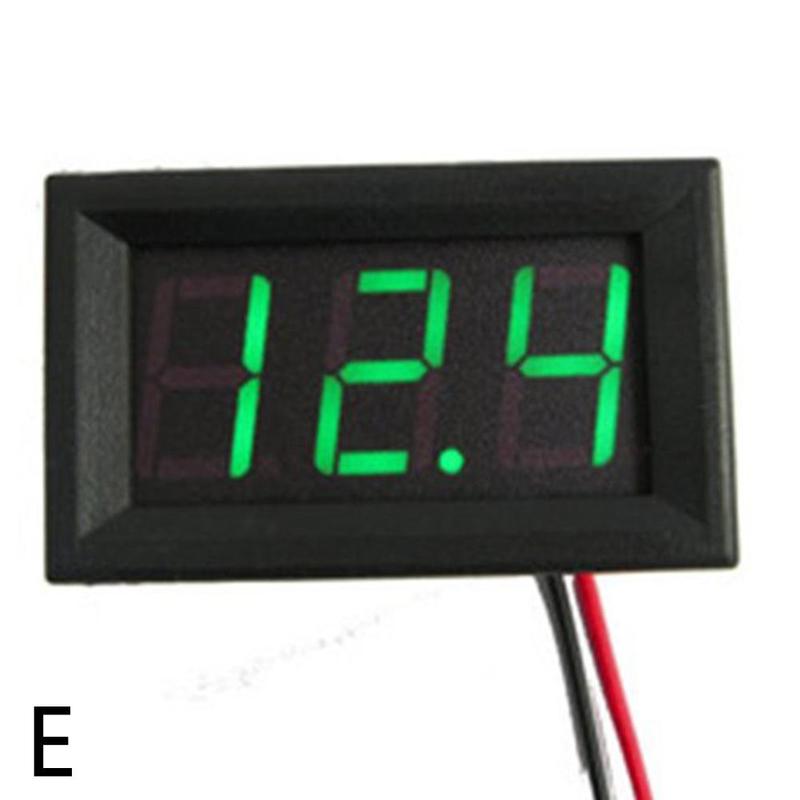 Panel Mount Volt Amp Meter FAST Digital LED Bright 100V Ammeter 10A I7C5