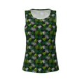 thumbnail image 4 of Haiem Tropical Leaves1 Workout Tank Tops for Women, Athletic Sports Slim-Fit Tank Tops, Compression Sleeveless Dry Fit Shirts,Athletic Shirt-XX-Large, 4 of 9