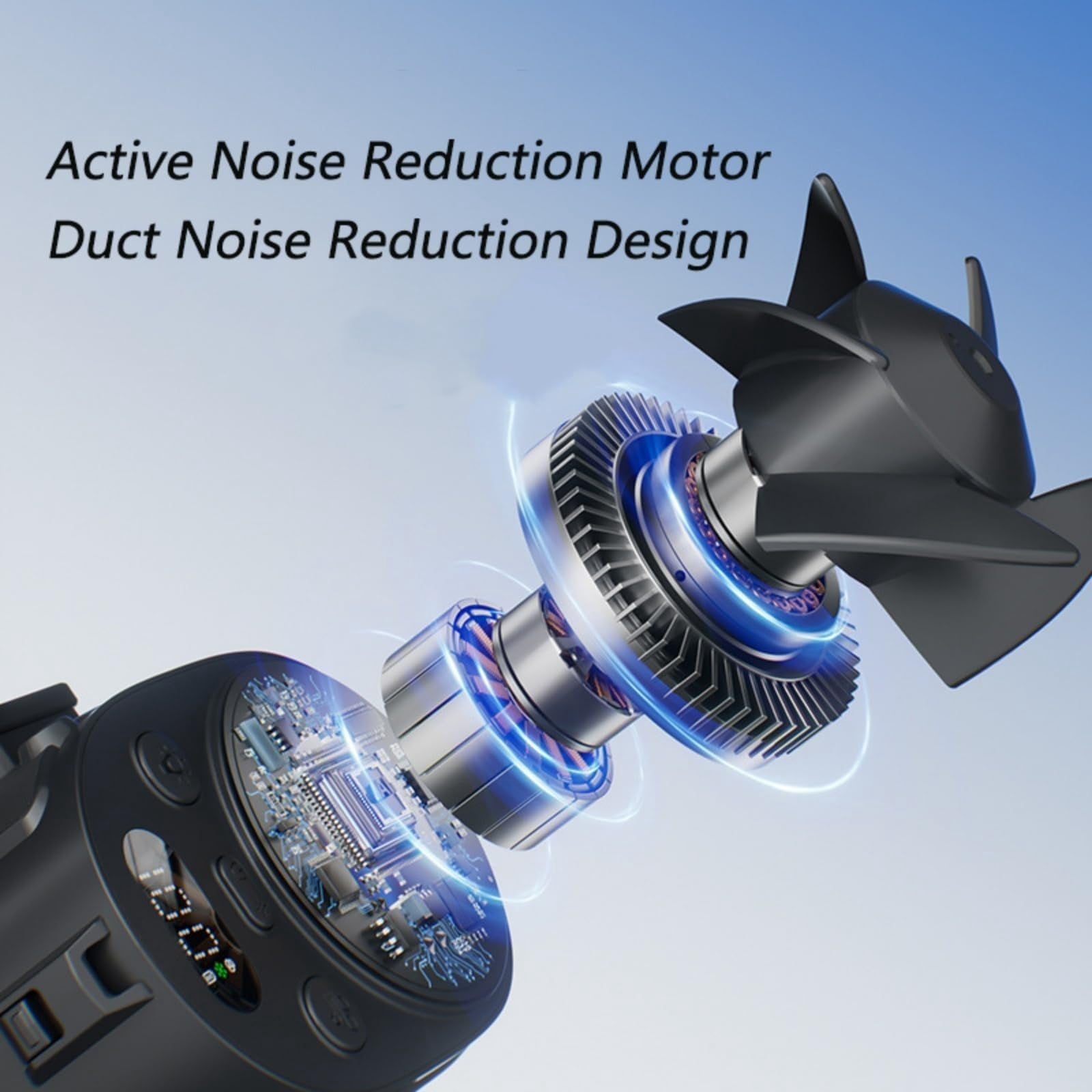 Portable Ice-Cooling Clip Fan, Clip-On Car Air Conditioner Fan, Mini Clip on Fan, Stepless Wind, Ice-Cooling for Vehicles