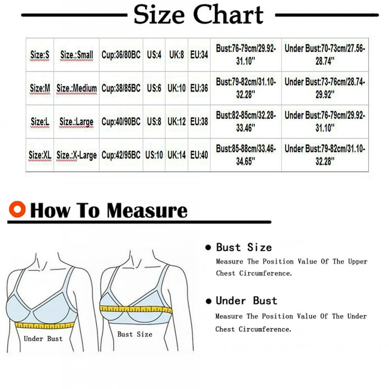 Airpow on Clearance Women's Sports Bras Woman'S Comfortable Lace Breathable  Bra Underwear No Rims Bras for Teens School
