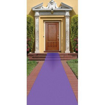 Beistle Purple Carpet Runner, 24-Inch by 15-Feet